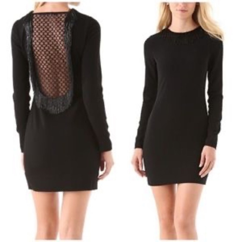 Show stopping DVF beaded Margherita fringe after five dress